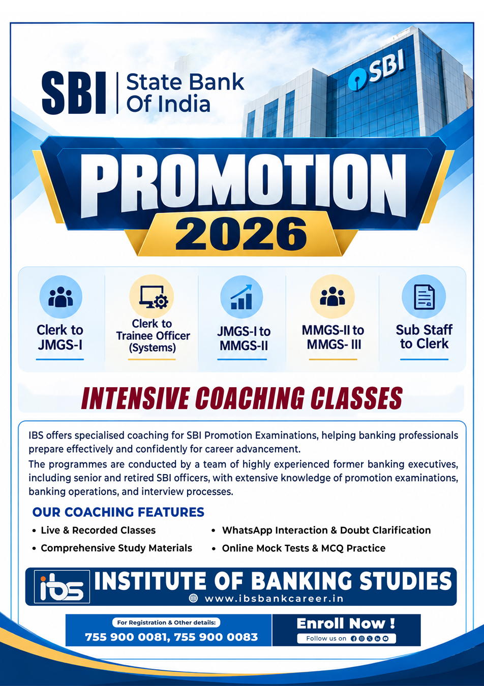 SBI PROMOTION 2026