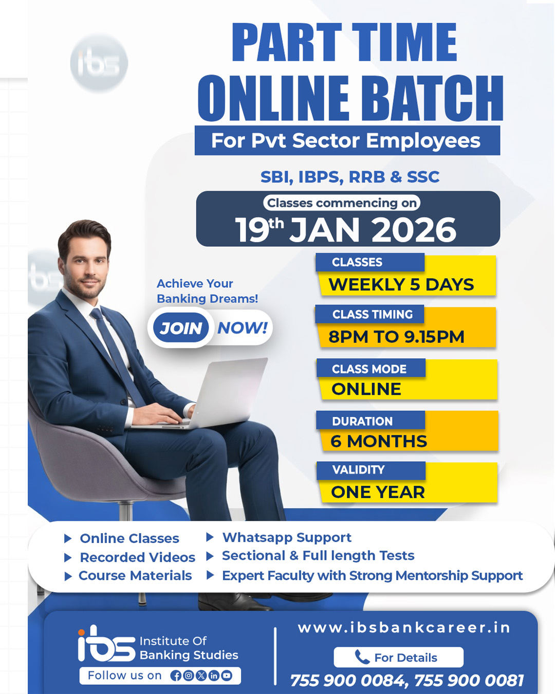 PART TIME ONLINE BATCH