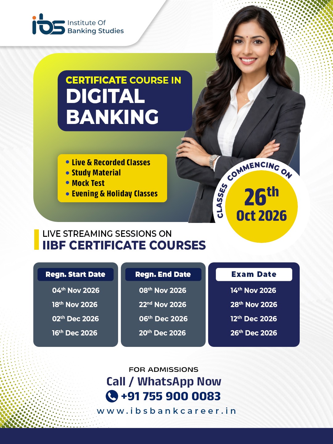 ERTIFICATE COURSE IN DIGITAL BANKING